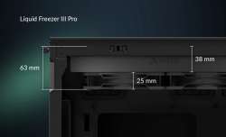 Arctic водно охлаждане Liquid Freezer III Pro 360 Black
