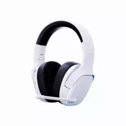 ATK безжични геймърски слушалки Wireless Gaming Headphones - M1 Mercury White - Bluetooth 5.3, 2.4G, ENC, Virtual 7.1 Surround