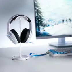 ATK безжични геймърски слушалки Wireless Gaming Headphones - M1 Mercury White - Bluetooth 5.3, 2.4G, ENC, Virtual 7.1 Surround