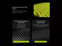 ATK професионален геймърски пад за мишка Gaming Mousepad 99G AIR - 490 x 420 mm