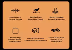 ATK професионален геймърски пад за мишка Gaming Mousepad SKY MINI - Korean Polyurethane, 360 x 300 mm