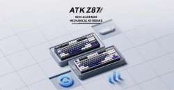 ATK професионална безжична геймърска механична клавиатура Wireless Professional Gaming Mechanical Keyboard - Z87 PRO Side Engraving - Aniya Switches