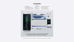 ATK професионална безжична геймърска механична клавиатура Wireless Professional Gaming Mechanical Keyboard - Z87 PRO Side Engraving - Aniya Switches