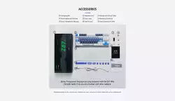 ATK професионална безжична геймърска механична клавиатура Wireless Professional Gaming Mechanical Keyboard - Z87 PRO Side Engraving - Aniya Switches
