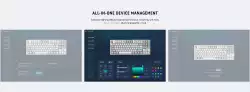 ATK професионална безжична геймърска механична клавиатура Wireless Professional Gaming Mechanical Keyboard - Z87 PRO Side Engraving - Aniya Switches