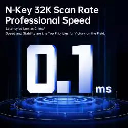 ATK професионална геймърска механична клавиатура Professional Gaming Mechanical Keyboard EDGE 60 HE Master Leviatan - 8K, Gateron Jade Pro Switches