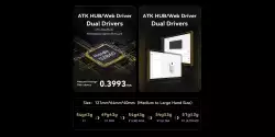 ATK професионална геймърска мишка Wireless Gaming Mouse X1 PRO - 8K, White