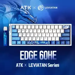 ATK професионална геймърска механична клавиатура Professional Gaming Mechanical Keyboard EDGE 60 HE Master Leviatan - 8K, Gateron Jade Pro Switches