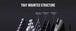 Aula геймърска механична клавиатура Gaming Mechanical Keyboard WIN68 HE 8K  - Greywood Magnetic Switch [Linear] (English US), Black