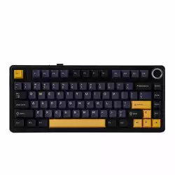 Aula геймърска механична клавиатура Wireless Gaming Mechanical Keyboard F75 Thunder Black - Reaper Switch [Linear] (English US)