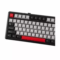Aula геймърска механична клавиатура Wireless Gaming Mechanical Keyboard F75 MAX - Reaper Switch [Linear] (English US), Black, Red