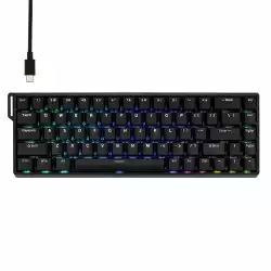 Aula геймърска механична клавиатура Gaming Mechanical Keyboard WIN68 HE 8K  - Greywood Magnetic Switch [Linear] (English US), Black