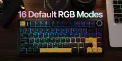 Aula геймърска механична клавиатура Wireless Gaming Mechanical Keyboard F75 Thunder Black - Reaper Switch [Linear] (English US)