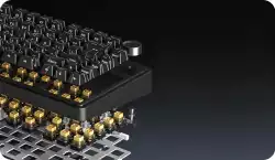 Aula геймърска механична клавиатура Wireless Gaming Mechanical Keyboard F75HE - Black King Magnetic Switch [Linear] (English US), Black Contour