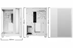 be quiet! кутия Case ATX - LIGHT BASE 500 LX White