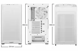 be quiet! кутия Case ATX - Pure Base 501 Airflow Window White