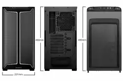be quiet! кутия Case ATX - Pure Base 501 DX Black                          