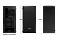 be quiet! кутия Case ATX - Pure Base 600 Window Black                          