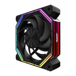 Darkflash Комплект вентилатори Fan Pack 3-in-1 3x120mm - INF34 Black, Daisy-Chain, Addressable RGB