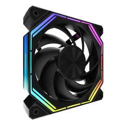 Darkflash Комплект вентилатори Fan Pack 3-in-1 3x120mm - INF34 Black, Daisy-Chain, Addressable RGB