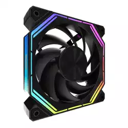 Darkflash Комплект вентилатори Fan Pack 3-in-1 3x120mm - INF34 Black, Daisy-Chain, Addressable RGB