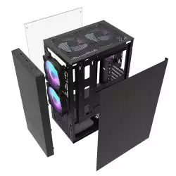 Darkflash кутия Case ATX - A290 Black - 3 x 120 mm RGB fans included
