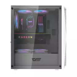 Darkflash кутия Case ATX - DK352 White - 4 fans included