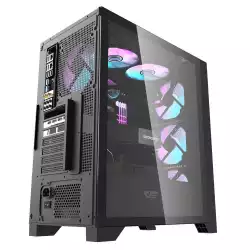 Darkflash кутия Case ATX - DRX70 Mesh Black - Addressable RGB 4 fans, USB-C