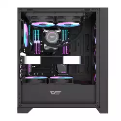 Darkflash кутия Case ATX - DRX70 Mesh Black - Addressable RGB 4 fans, USB-C
