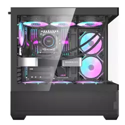 Darkflash кутия Case ATX - DS900 AIR Black - USB-C