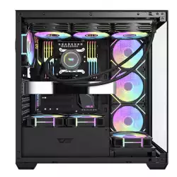 Darkflash кутия Case ATX - DS900 Black - 7 x 120 mm A-RGB fans included, USB-C