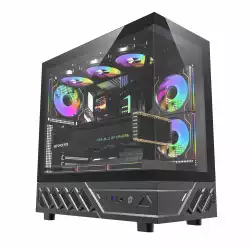 Darkflash кутия Case ATX - DS950 Black - 6 x 120 mm Infinity Mirror A-RGB                          