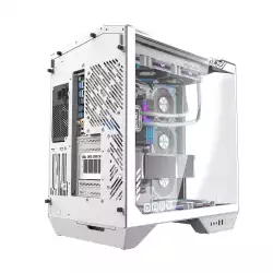 Darkflash кутия Case ATX - DY470 Ice White - 4 x 120 mm Infinity Mirror Fans