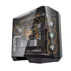Darkflash кутия Case ATX - DY470 Shadow Black - 4 x 120 mm Infinity Mirror Fans