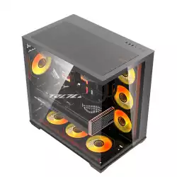 Darkflash кутия Case EATX - C280 Black - 7 ARGB fans
