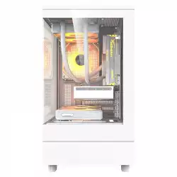 Darkflash кутия Case mATX - DB330M White - Reversed fans included