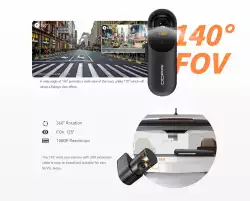 DDPAI Видеорегистратор Dash Cam Set Mola N3 PRO GPS, Rear Cam included