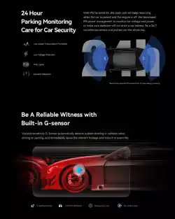 DDPAI Видеорегистратор Dash Cam Set Mola N3 PRO GPS, Rear Cam included