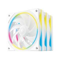 DeepCool Комплект вентилатори Fan Pack 3-in-1 3x120mm - FL12 SE 3IN1 WH - Luminous Halo ARGB                          