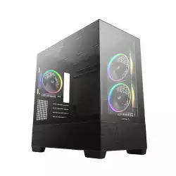 DeepCool кутия Case ATX - CG380 3F - 3 ARGB Fans, USB-C