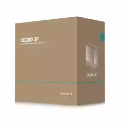 DeepCool кутия Case ATX - CG380 3F - 3 ARGB Fans, USB-C