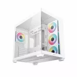 DeepCool кутия Case ATX - CG530 4F White - 4 ARGB Fans