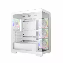 DeepCool кутия Case ATX - CG580 4F WH V2