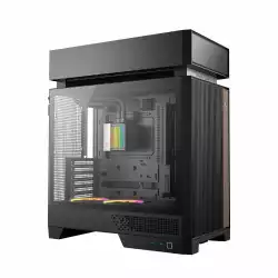 DeepCool кутия Case ATX - CL6600 - Modular Split-Chamber, 360 mm AIO Pre-Installed, 2 ARGB fans