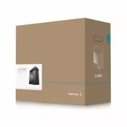 DeepCool кутия Case ATX - CL6600 - Modular Split-Chamber, 360 mm AIO Pre-Installed, 2 ARGB fans
