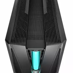 DeepCool кутия Case EATX - GENOME III - 420 mm AIO Pre-Installed, LCD Display