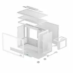 DeepCool кутия Case mATX - CH160 PLUS WH