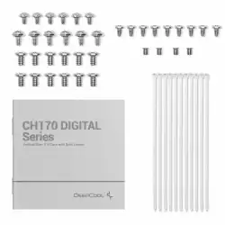 DeepCool кутия Case mini-ITX - CH170 DIGITAL White