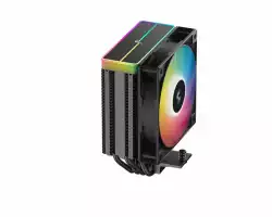 DeepCool охладител CPU Cooler AG400 Black - Addressable RGB V2 - LGA1851/AM5
