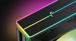 DeepCool охладител CPU Cooler AG400 Black - Addressable RGB V2 - LGA1851/AM5